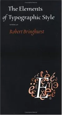Cover of The Elements of Typographic Style